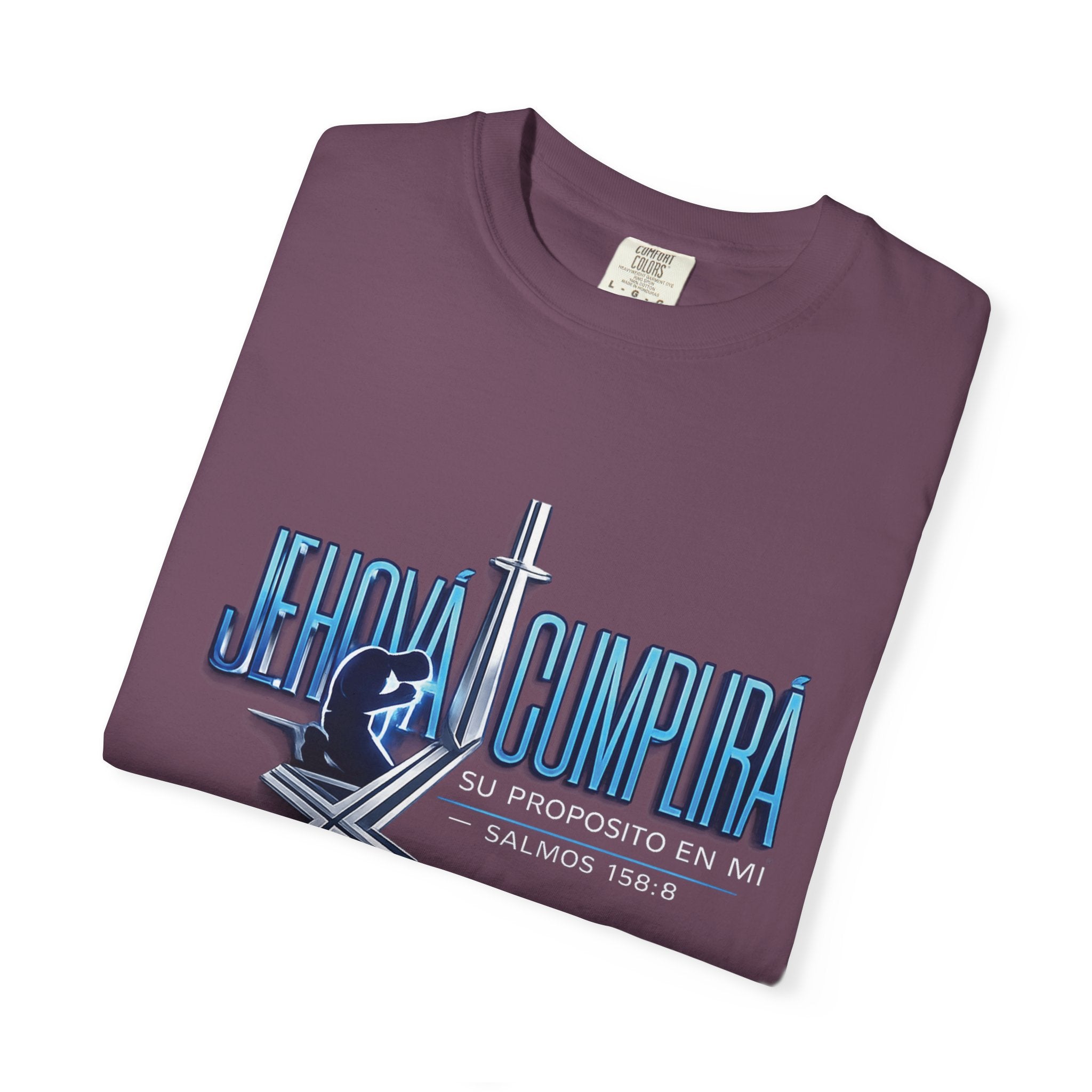 Jehová Cumplirá Su Propósito en Mí – Camiseta Cristiana Salmos 138:8 | Fe y Confianza en Dios