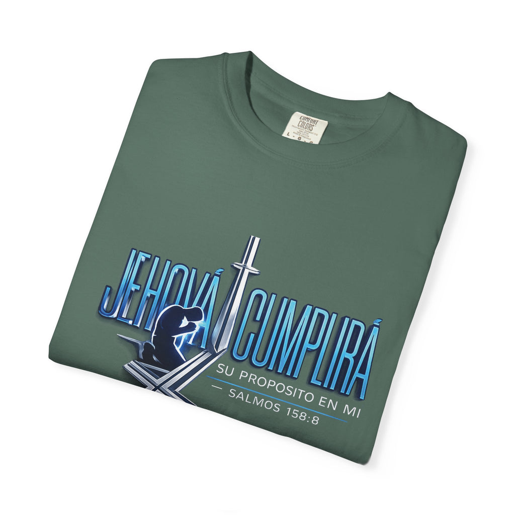 Jehová Cumplirá Su Propósito en Mí – Camiseta Cristiana Salmos 138:8 | Fe y Confianza en Dios