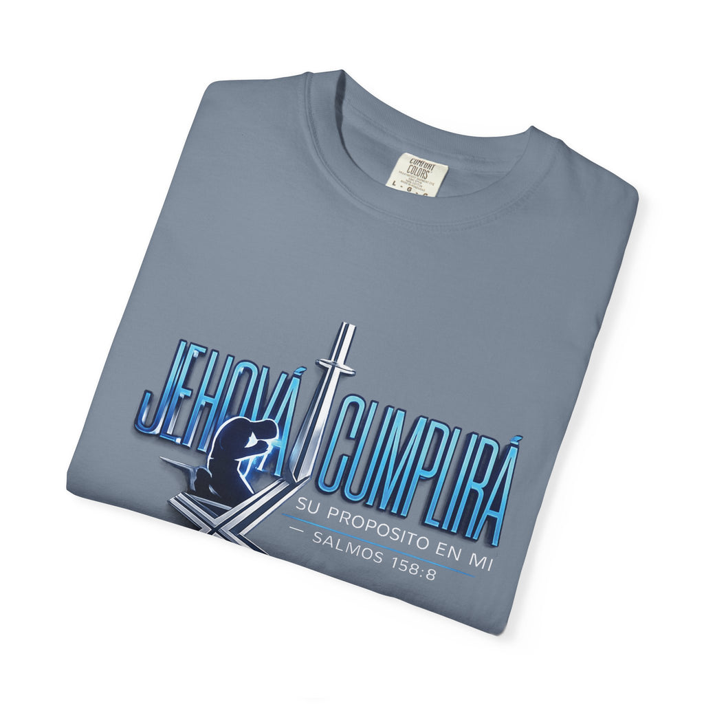 Jehová Cumplirá Su Propósito en Mí – Camiseta Cristiana Salmos 138:8 | Fe y Confianza en Dios